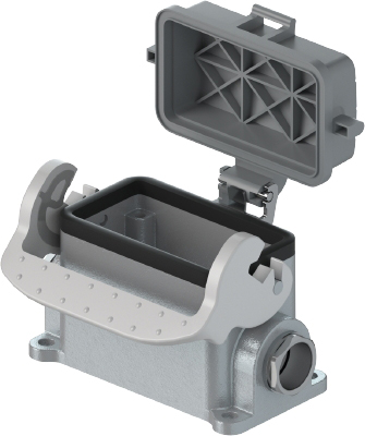 6 Pole Double Entry Base M20 W/Lid &