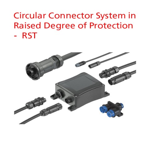 Circular Connector System in Raised Degree of Protection (IP6X) - RST
